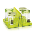 4pcs Box Bumbu Set Holder Spice Rack